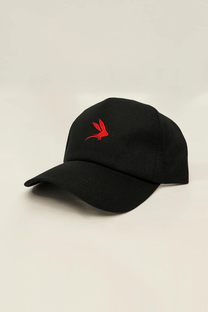 Black Cap with Red Logo - Lepus