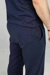 Blue Knit Trousers - Lepus