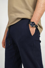 Blue Knit Trousers - Lepus
