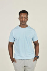 Blue T-Shirt with Pink Logo - Lepus