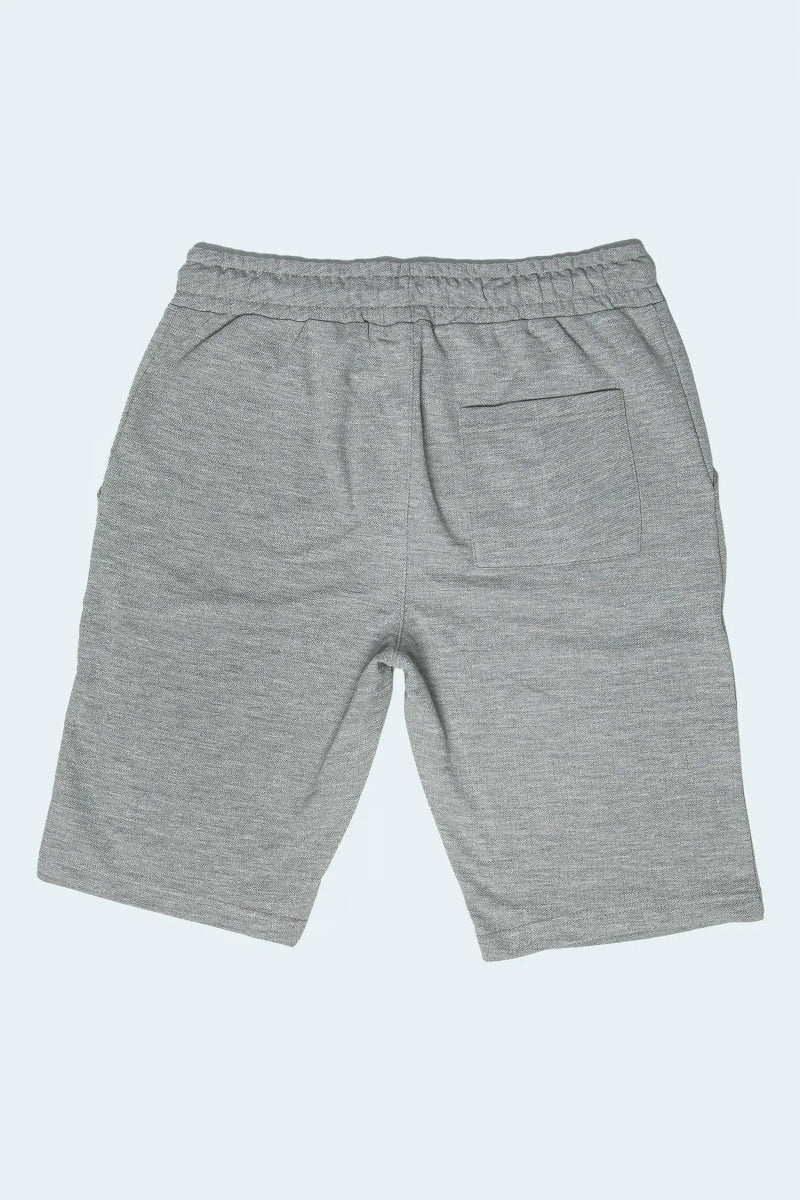 Grey Shorts with Blue Logo - Lepus